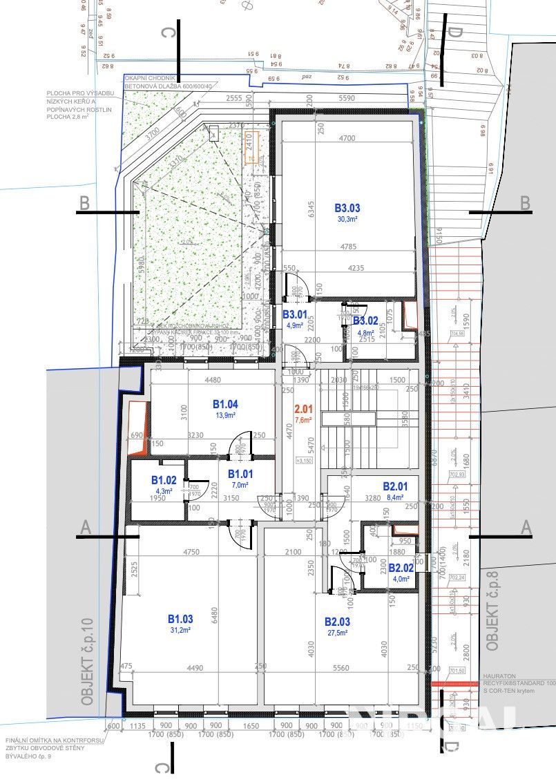 2+kk, náměstí Republiky, Jáchymov, 56 m² - 1