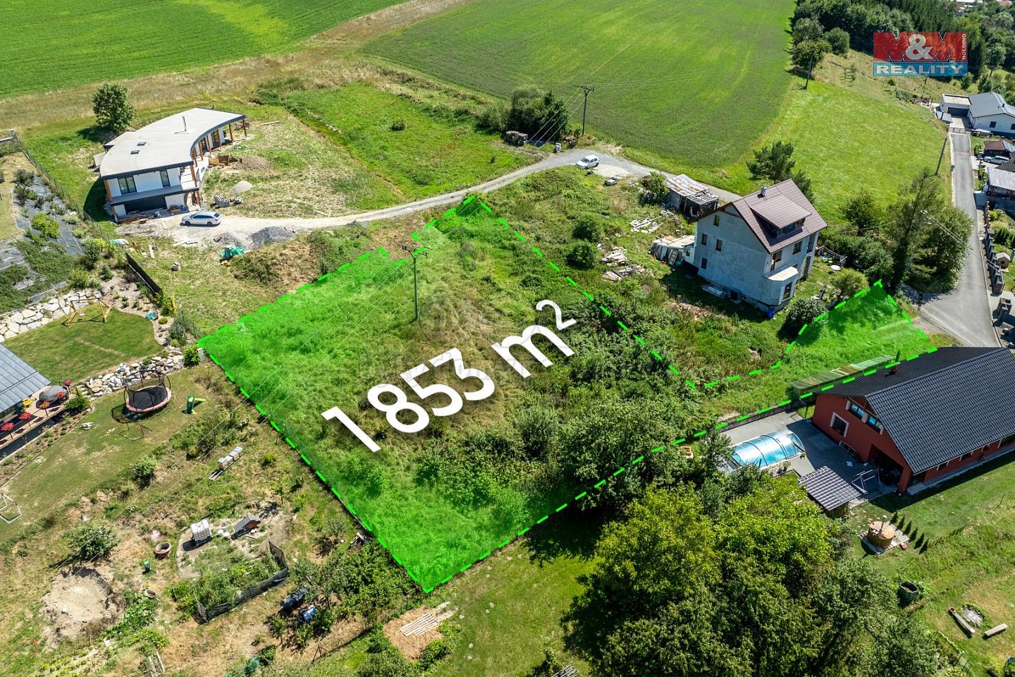Pozemek pro bydlení, 1 853 m²