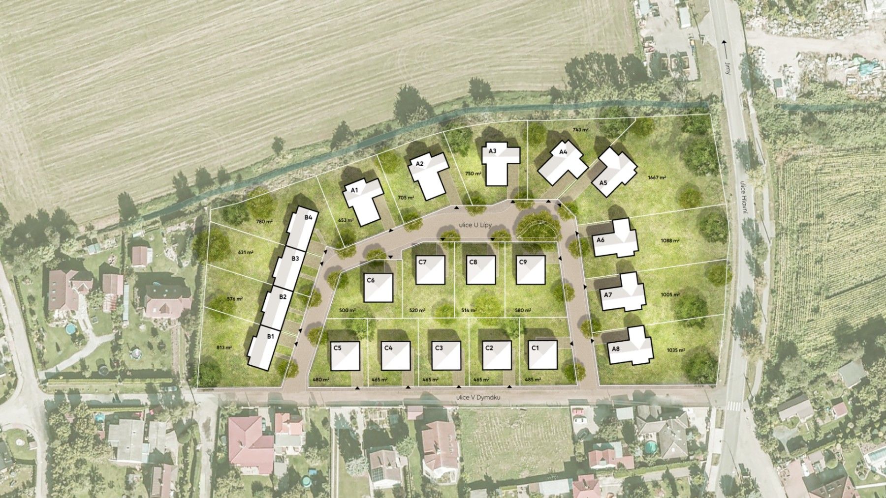 Pozemek pro bydlení, 897 m²