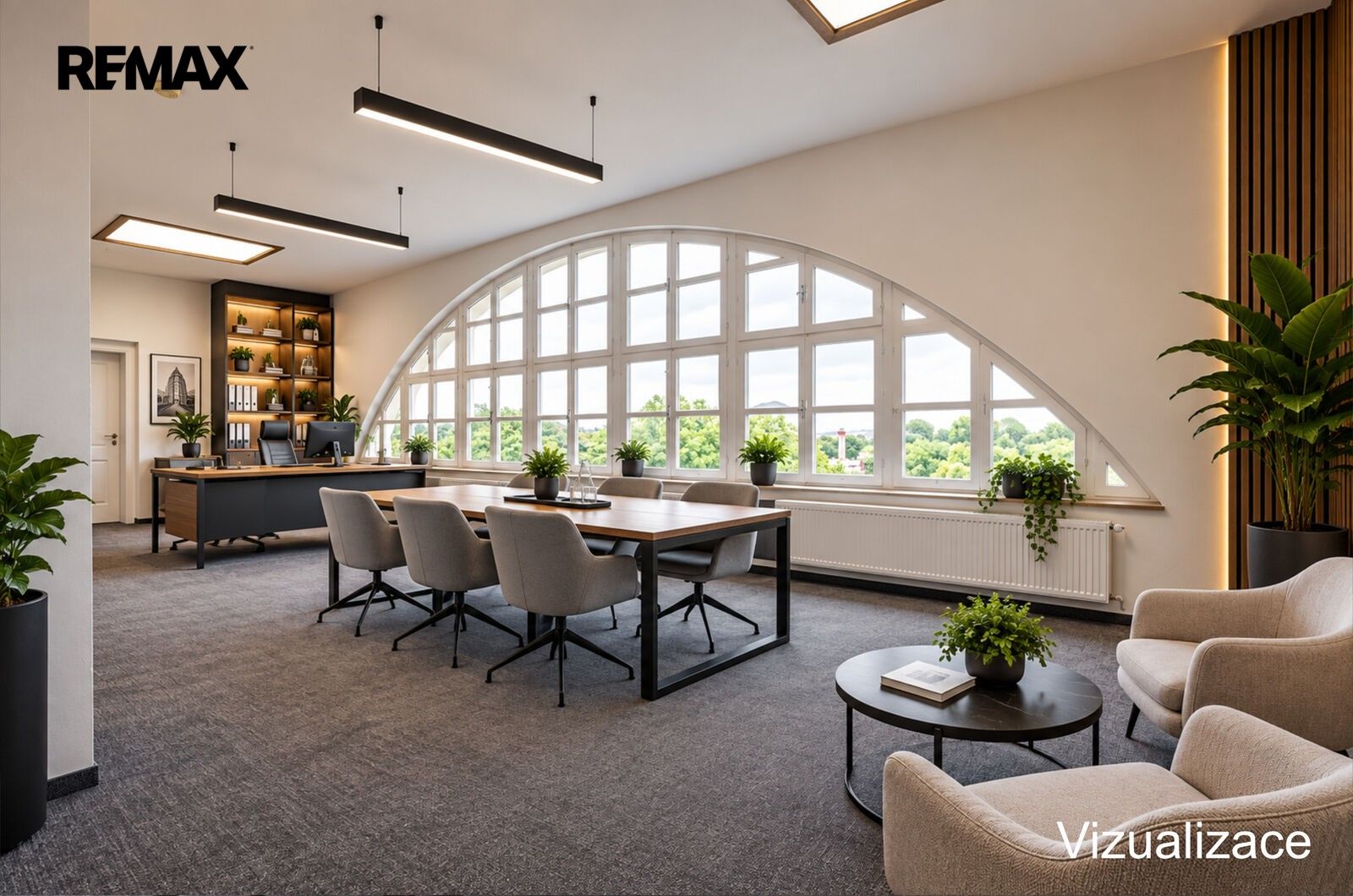 Kanceláře, Mírové náměstí 53, Louny, 53 m² - 1