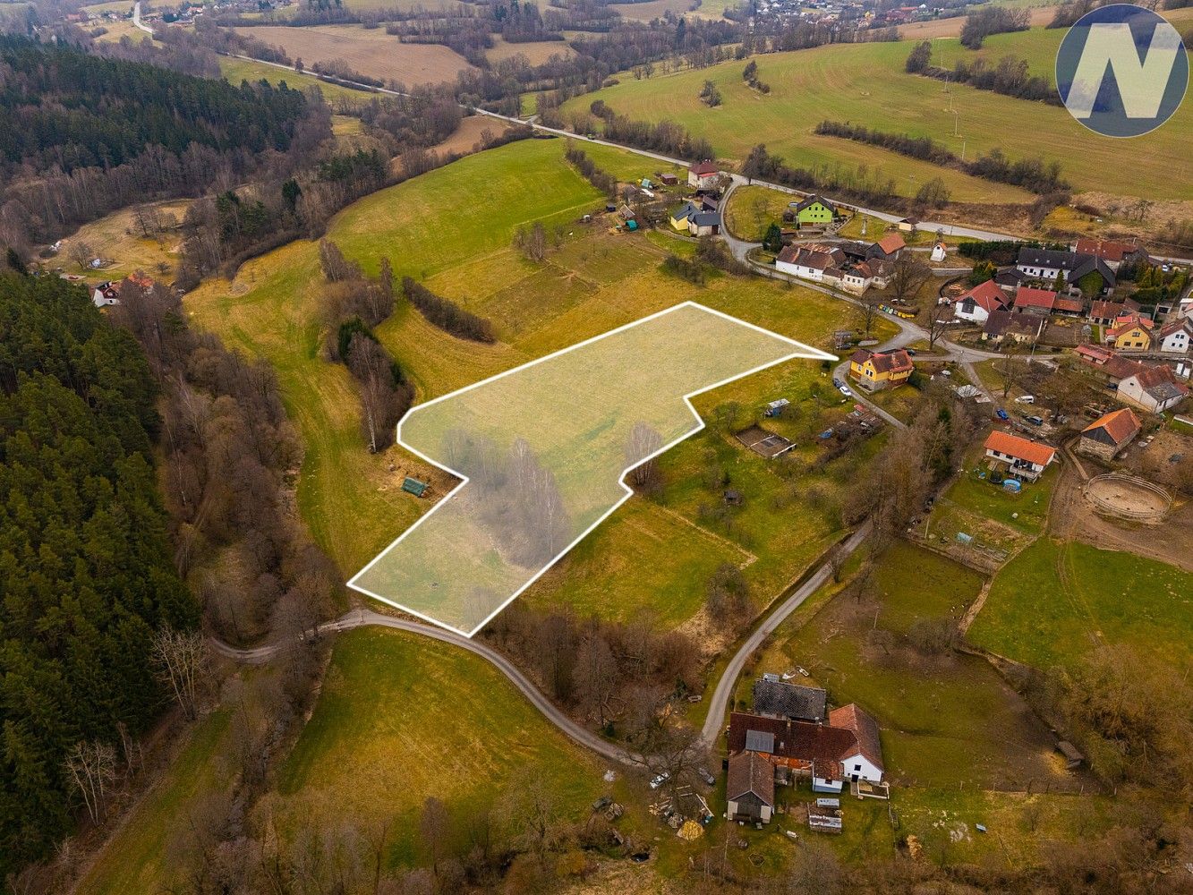 Pozemek pro bydlení, 9 772 m²