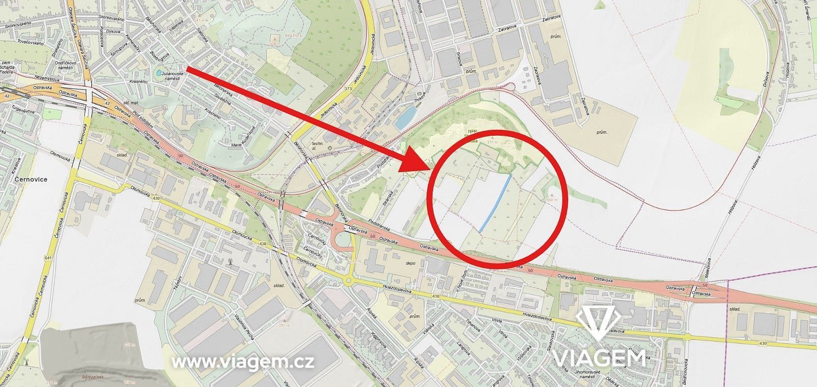 Prodej zemědělský pozemek - Brno, okres Brno-město, Jihomoravský kraj - 2