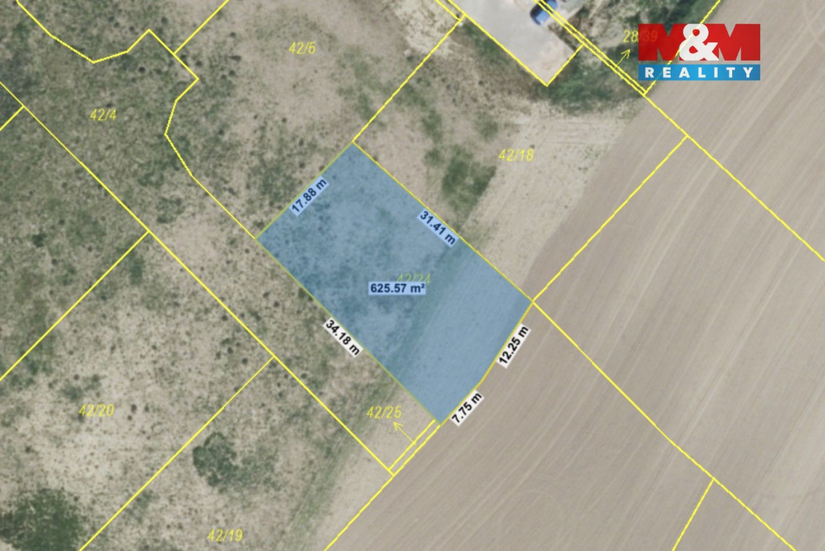 Prodej pozemek pro bydlení - Dříteč