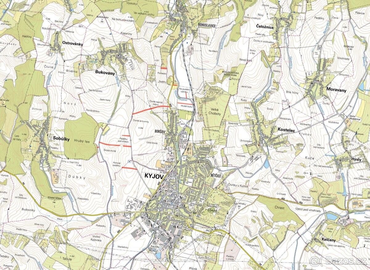 Prodej pozemek pro bydlení - Kyjov, 697 01