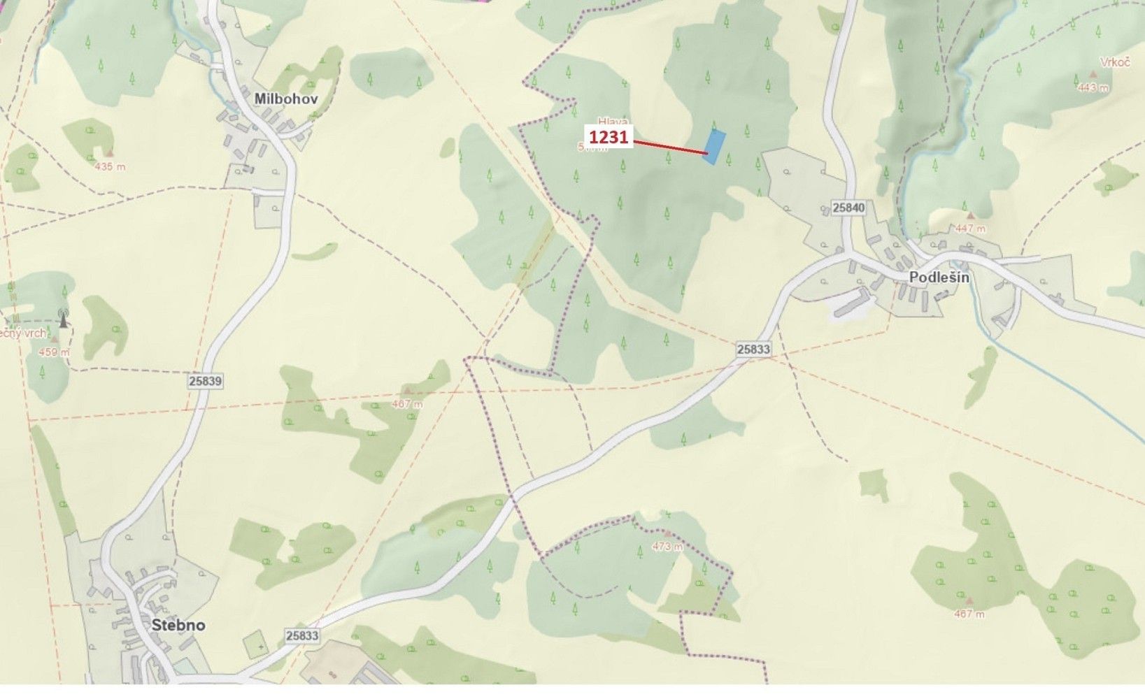 Lesy, Stebno, okres Ústí nad Labem, Ústecký kraj - 1
