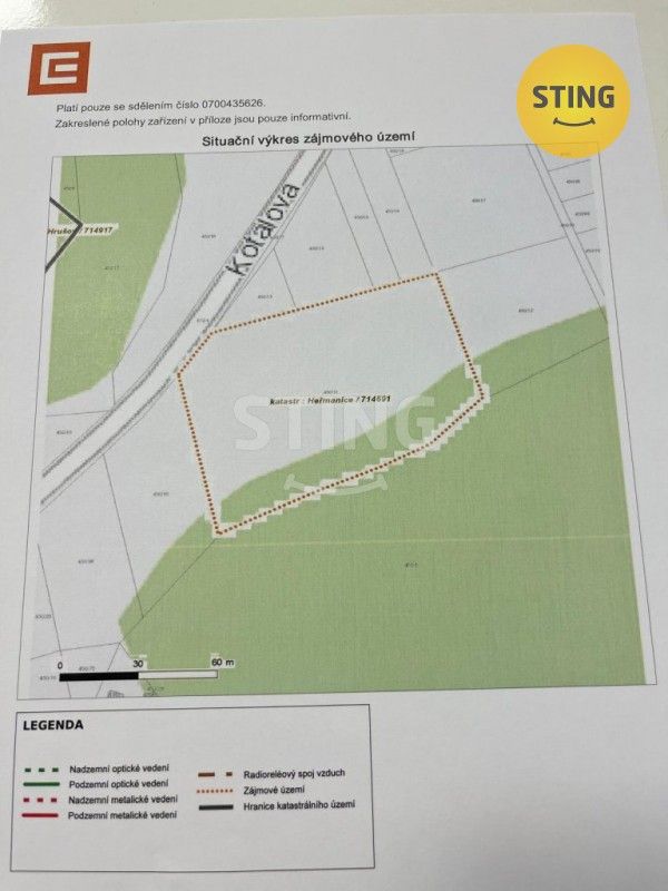 Prodej zemědělský pozemek - Kotalova, Ostrava, 9 m²