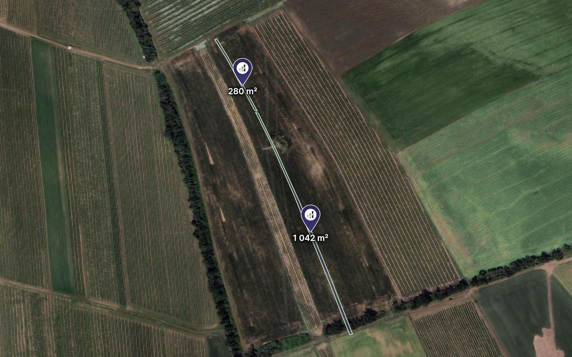 Zemědělský pozemek, 1 322 m²