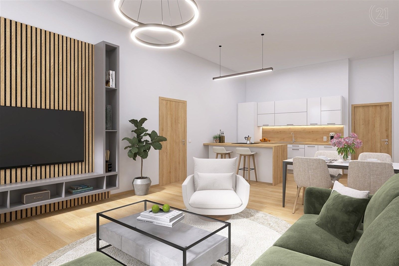 2+kk, Blanická, Postupice, 78 m²