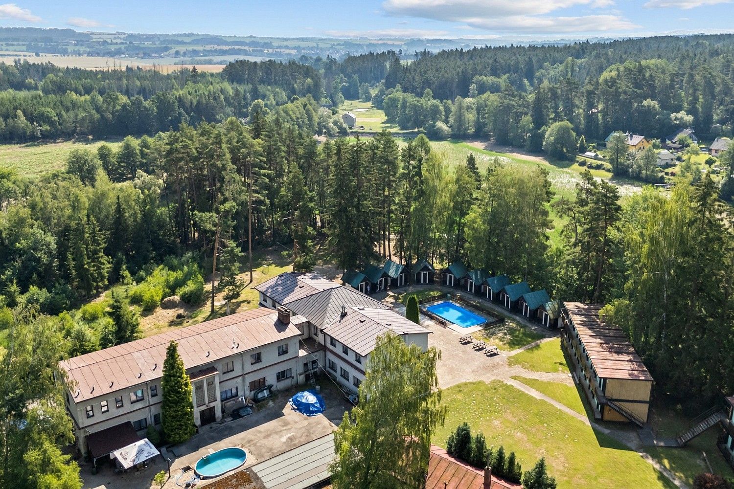 Ubytovací zařízení · 1 644 m² · Krásná Hora - Broumova Lhota, okres Havlíčkův Brod, Kraj Vysočina - 1