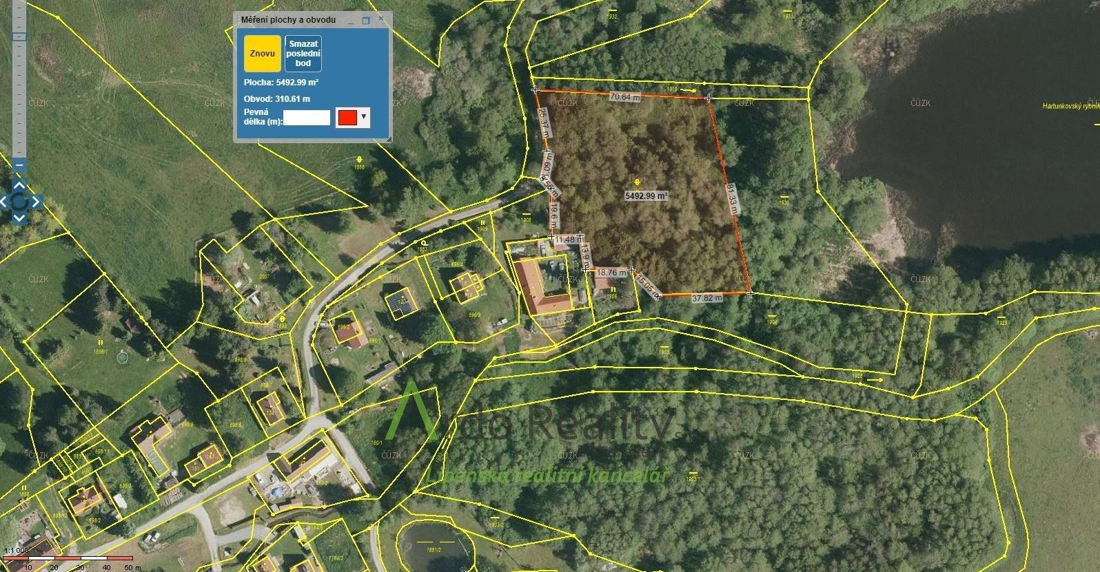 Pozemky pro bydlení, Benešov nad Černou Hartunkov - 2
