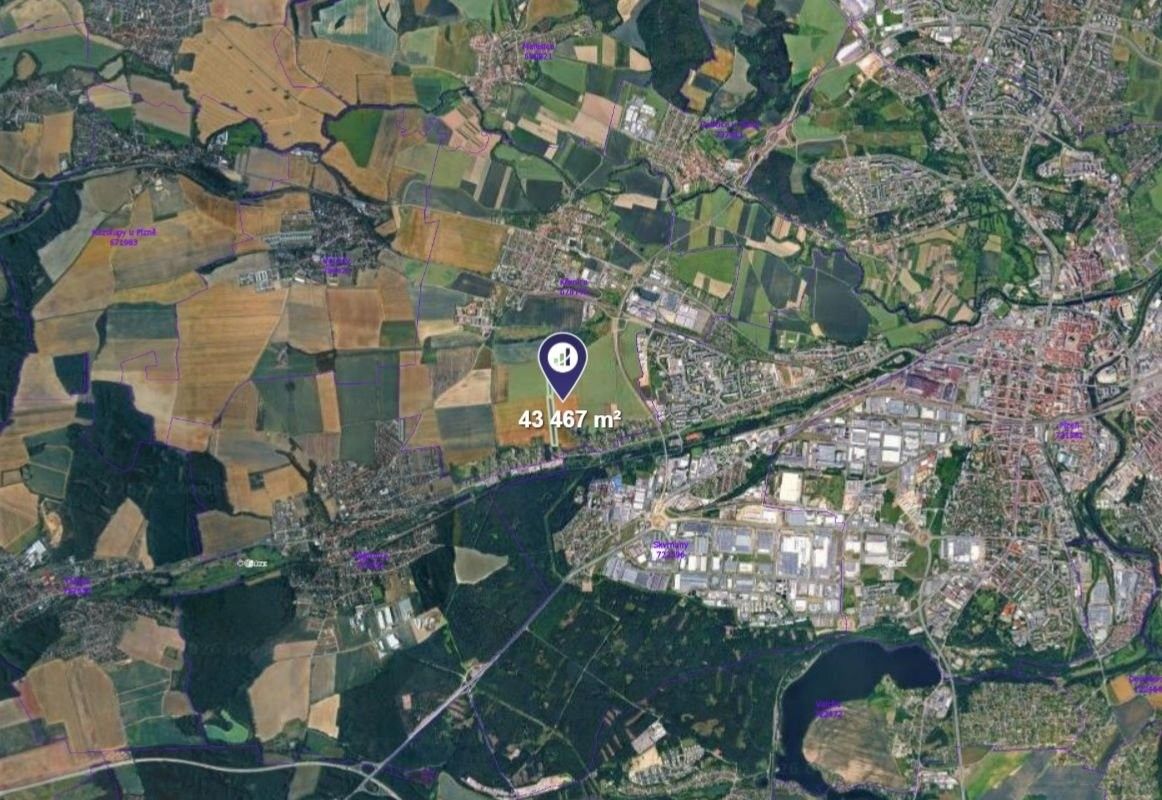 Zemědělské pozemky, Plzeň, 10 867 m² - 2