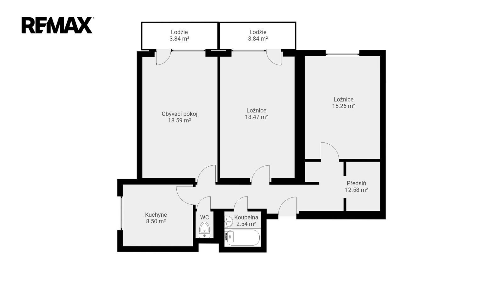 Byt 3+1 · 78 m² · Střešovická 1015, Praha Střešovice - 4