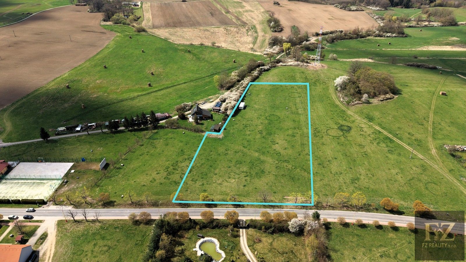 Pozemky pro bydlení, Vráž, 10 908 m² - 2