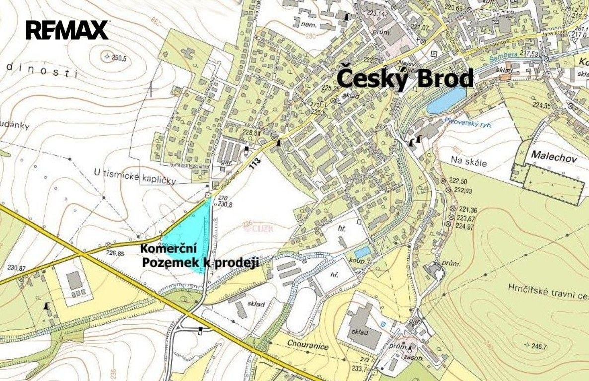 Komerční pozemek · 20 875 m² · Palackého, Český Brod - 4