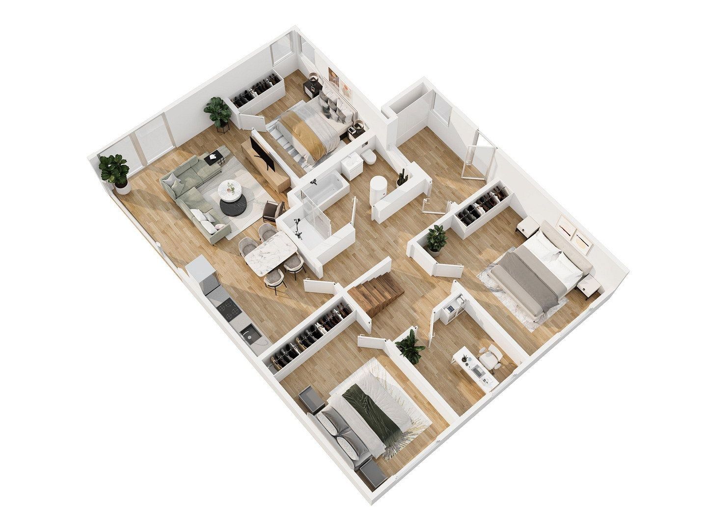 Rodinné domy, , Braniborsko, 104 m² - 2