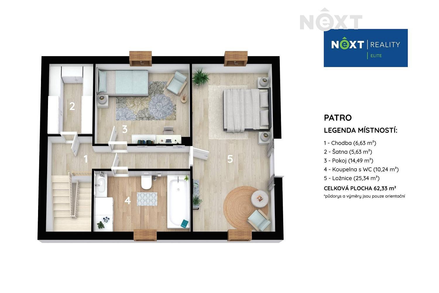 Prodej rodinný dům - Nebovidy, okres Brno-venkov, 152 m² - 5