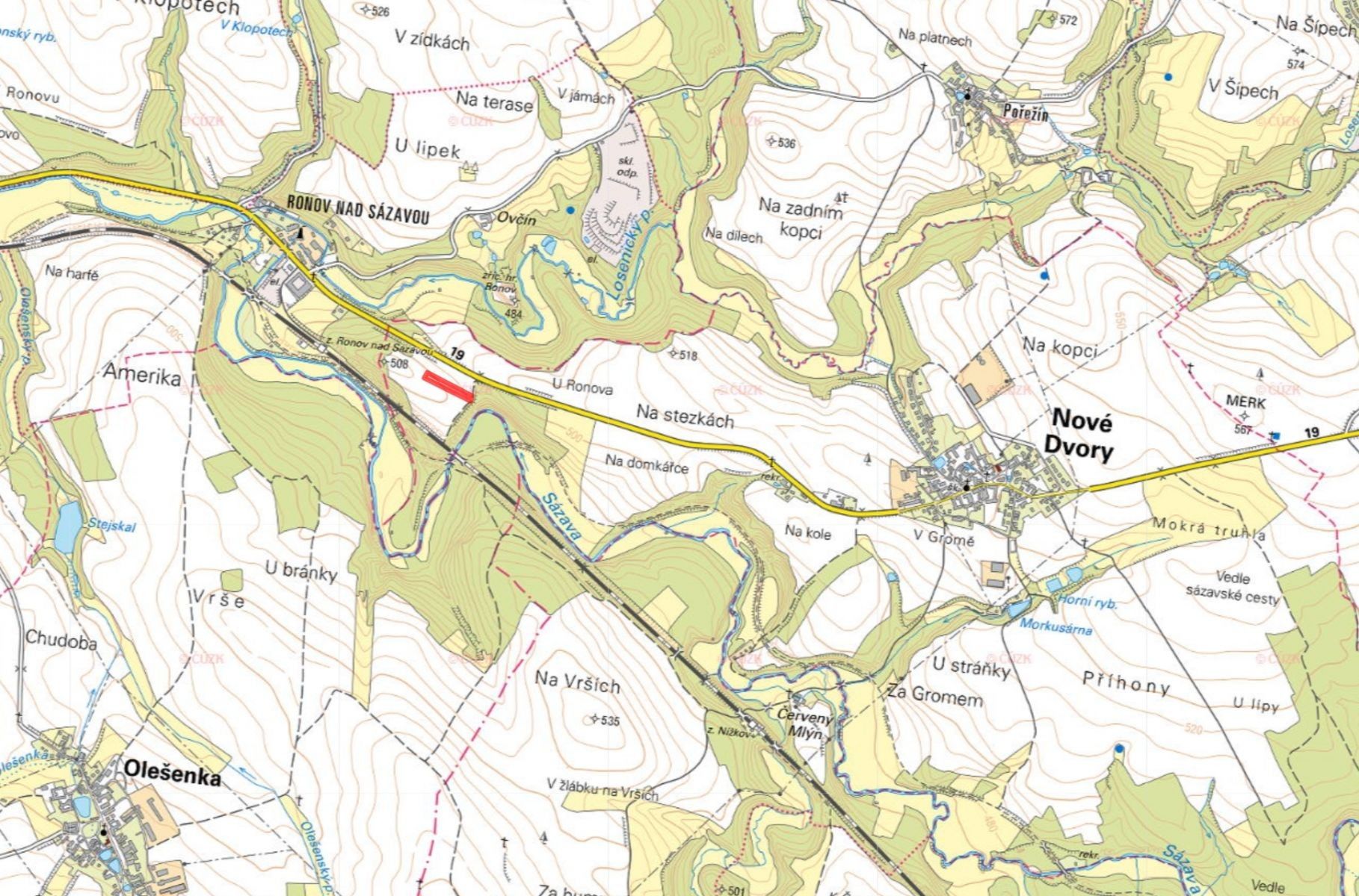 Prodej louka - Nové Dvory