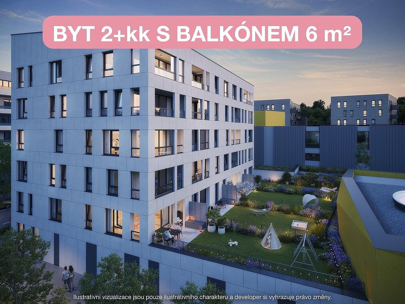Byt 2+kk, 43 m²