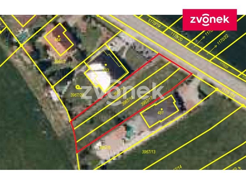 Pozemky pro bydlení, Kudlovice, 1 m²