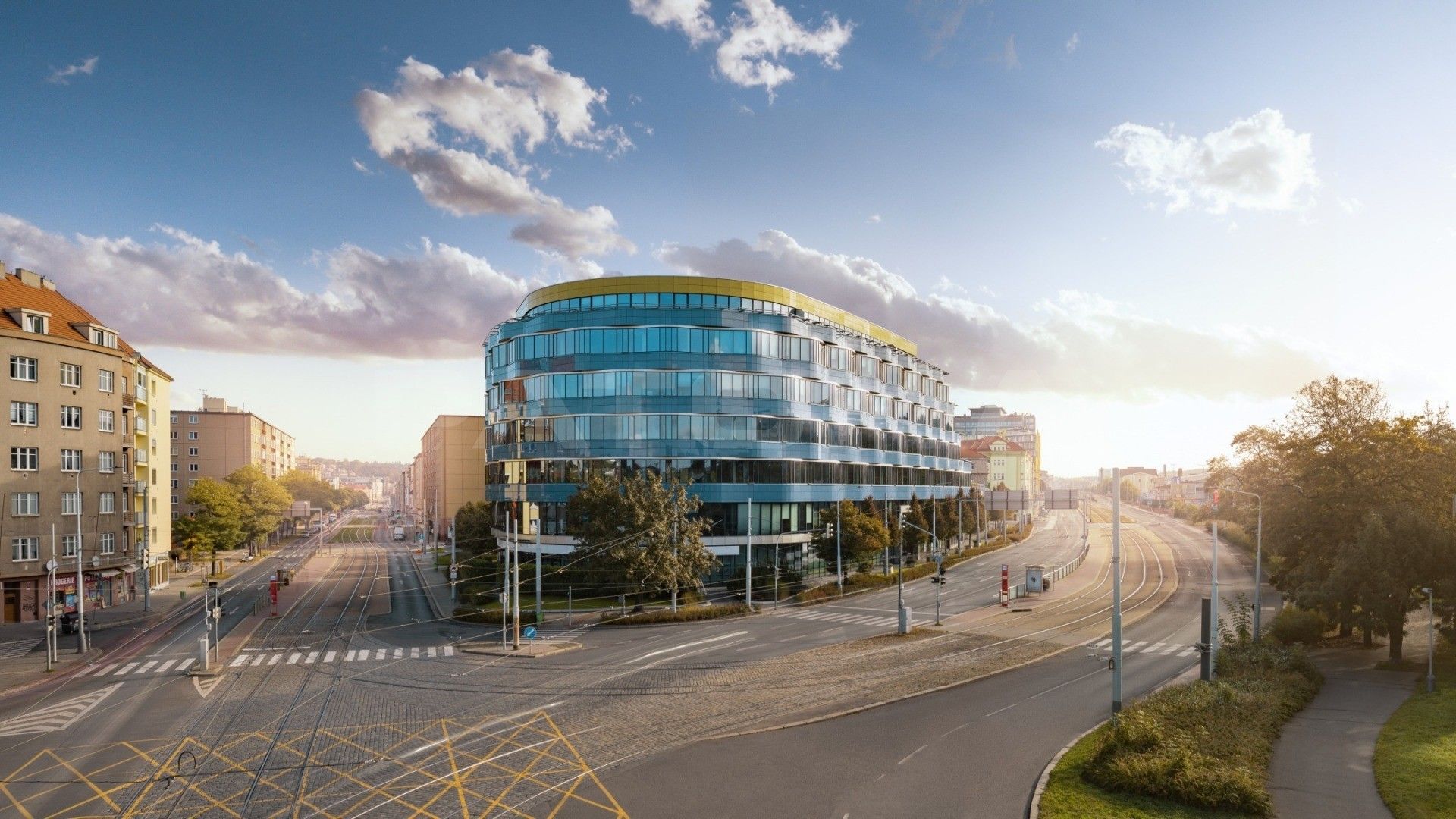 Kanceláře, Českomoravská, Praha, 708 m²