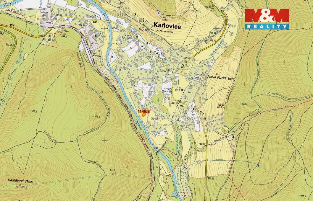 Prodej pozemek pro bydlení - Karlovice, 793 23