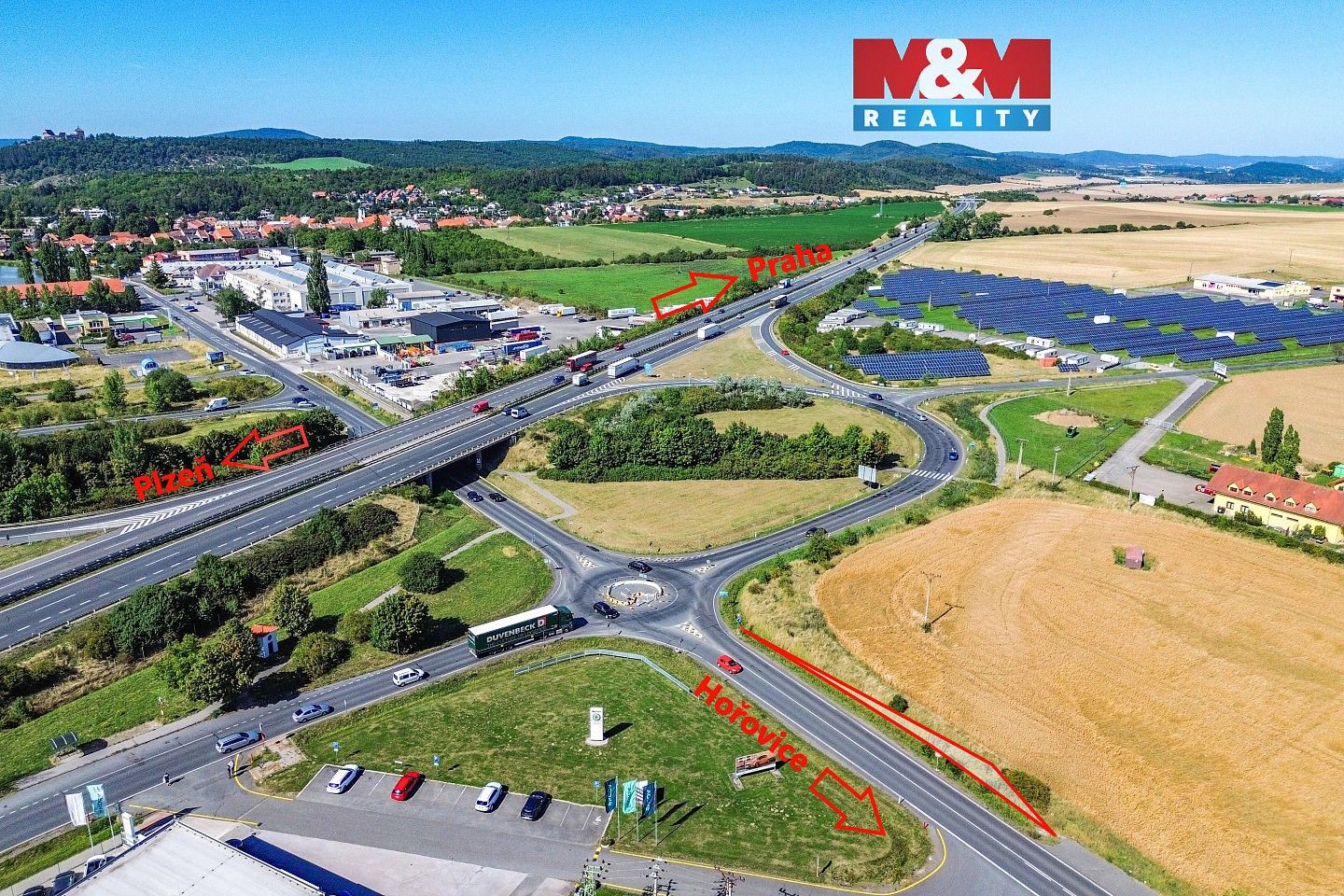 Komerční pozemky, Žebrák, okres Beroun, Středočeský kraj - 1