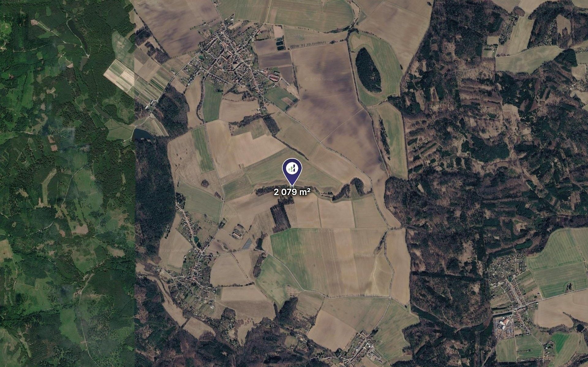 Louky, Prostějovičky, 2 079 m² - 2