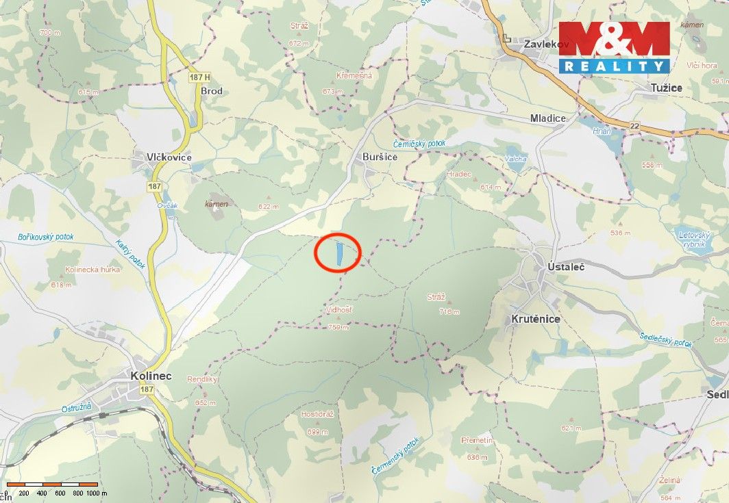 Prodej pozemek pro bydlení - Kolinec, 341 42