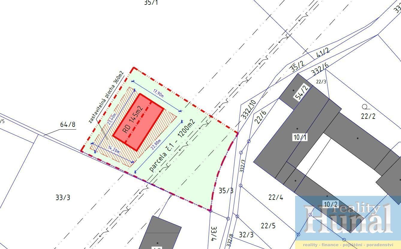 Pozemky pro bydlení, Vratišov, Mezná, 1 200 m²