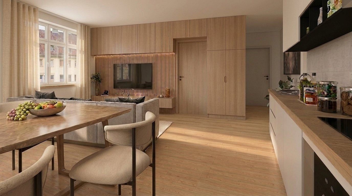 Byt 2+kk · 55 m² · Praha - Nusle, okres Praha 4, Hlavní město Praha - 3
