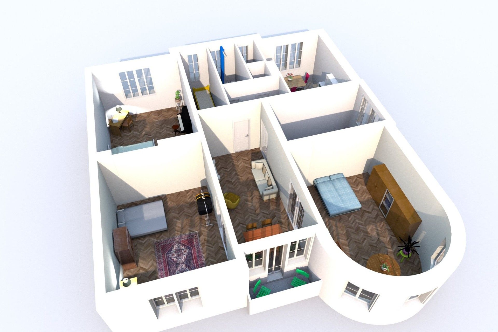 Pronájem byt 4+1 - Na pískách, Praha, 112 m²