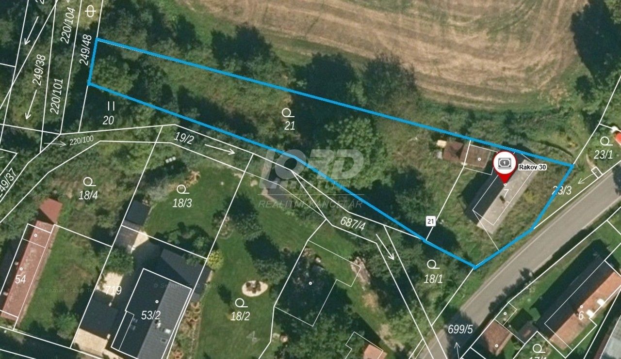 Pozemky pro bydlení, Rakov, Markvartice, 1 454 m²