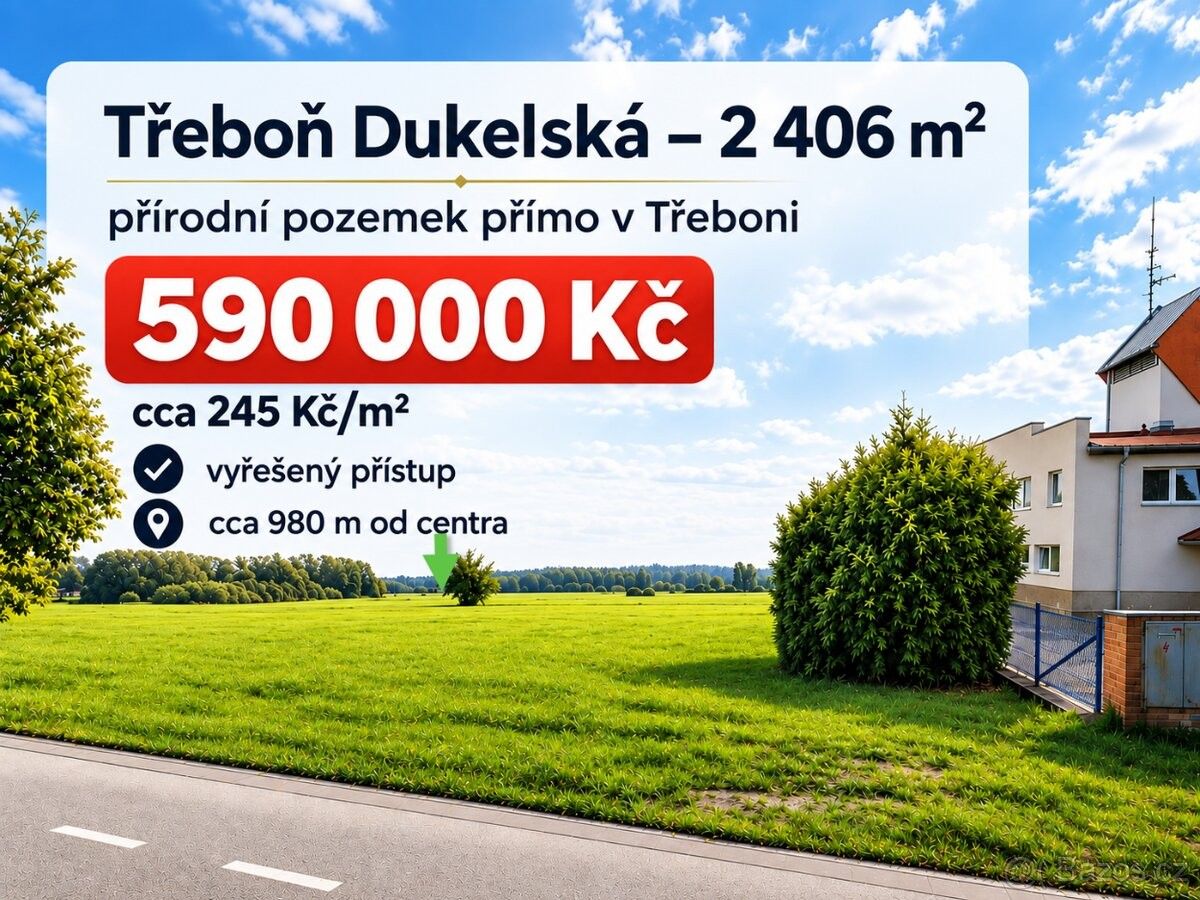 Pozemky pro bydlení, Třeboň, 379 01 - 1