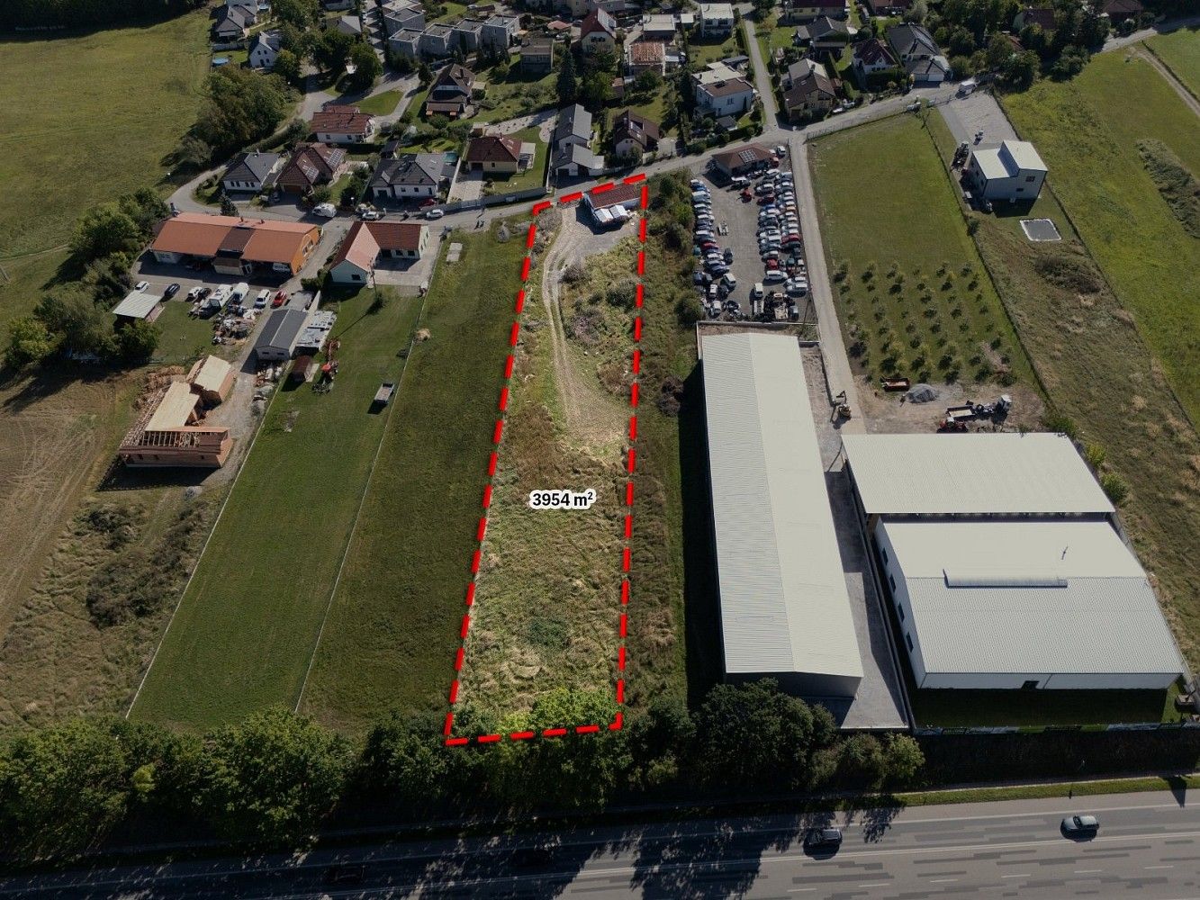 Komerční pozemky, Kamenný Újezd, okres České Budějovice, Jihočeský kraj - 1