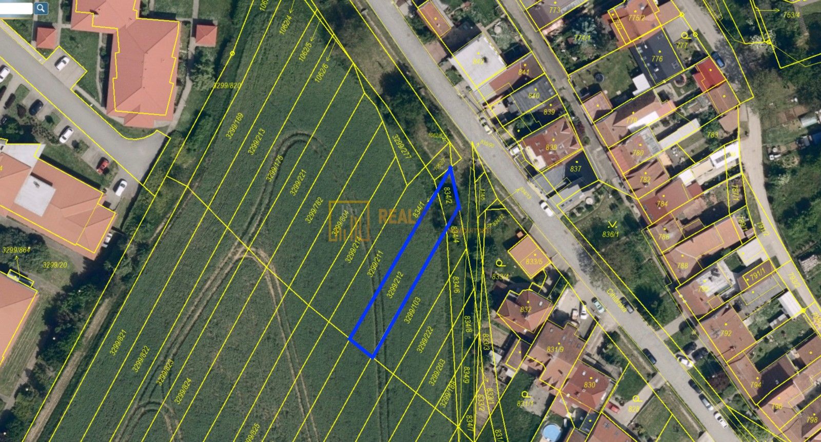 Pozemky pro bydlení, Kunovice, 368 m²