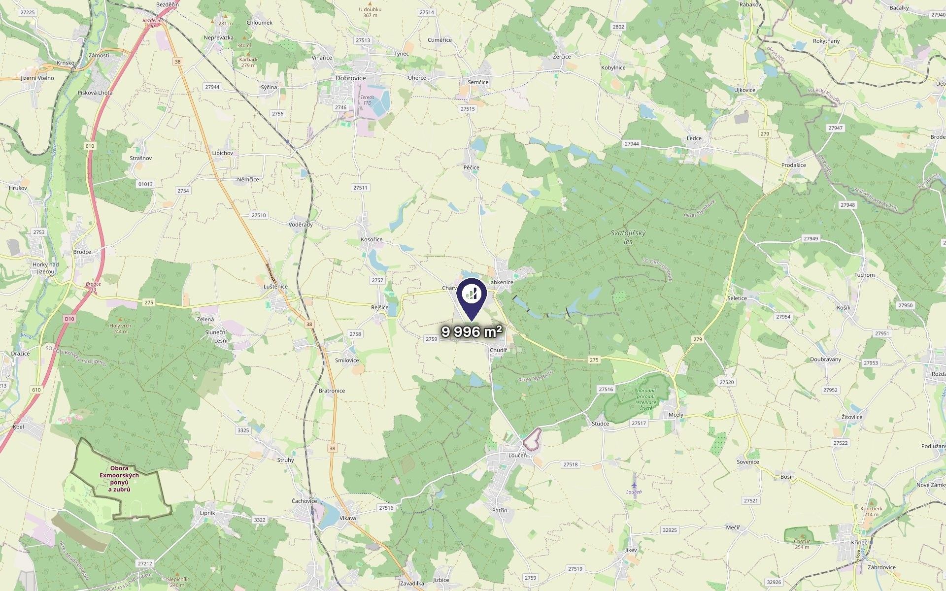 Zemědělský pozemek · 500 m² · Charvatce - 3