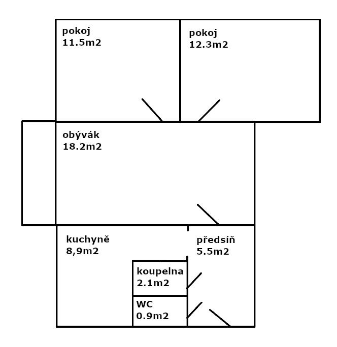 Prodej byt 3+1 - Petřivalského, Přerov - Přerov, Olomoucký kraj, 60 m² - 2