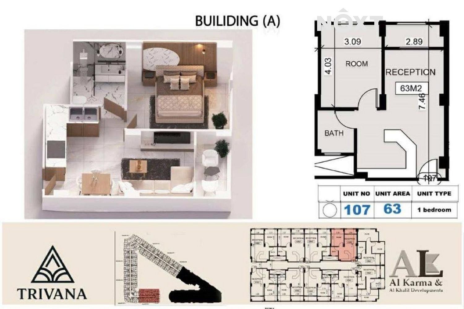 Prodej byt 2+kk - Hurghada, Egypt, 64 m² - 5