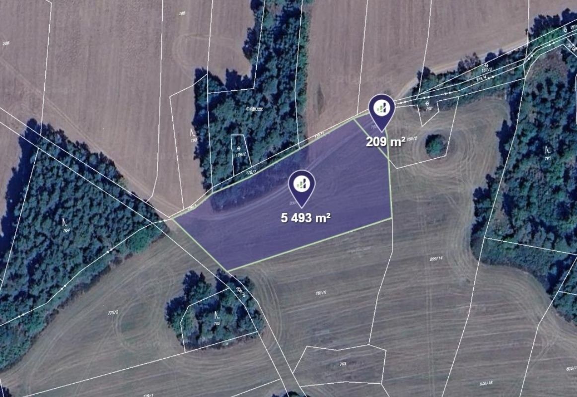 Zemědělský pozemek, 5 702 m²