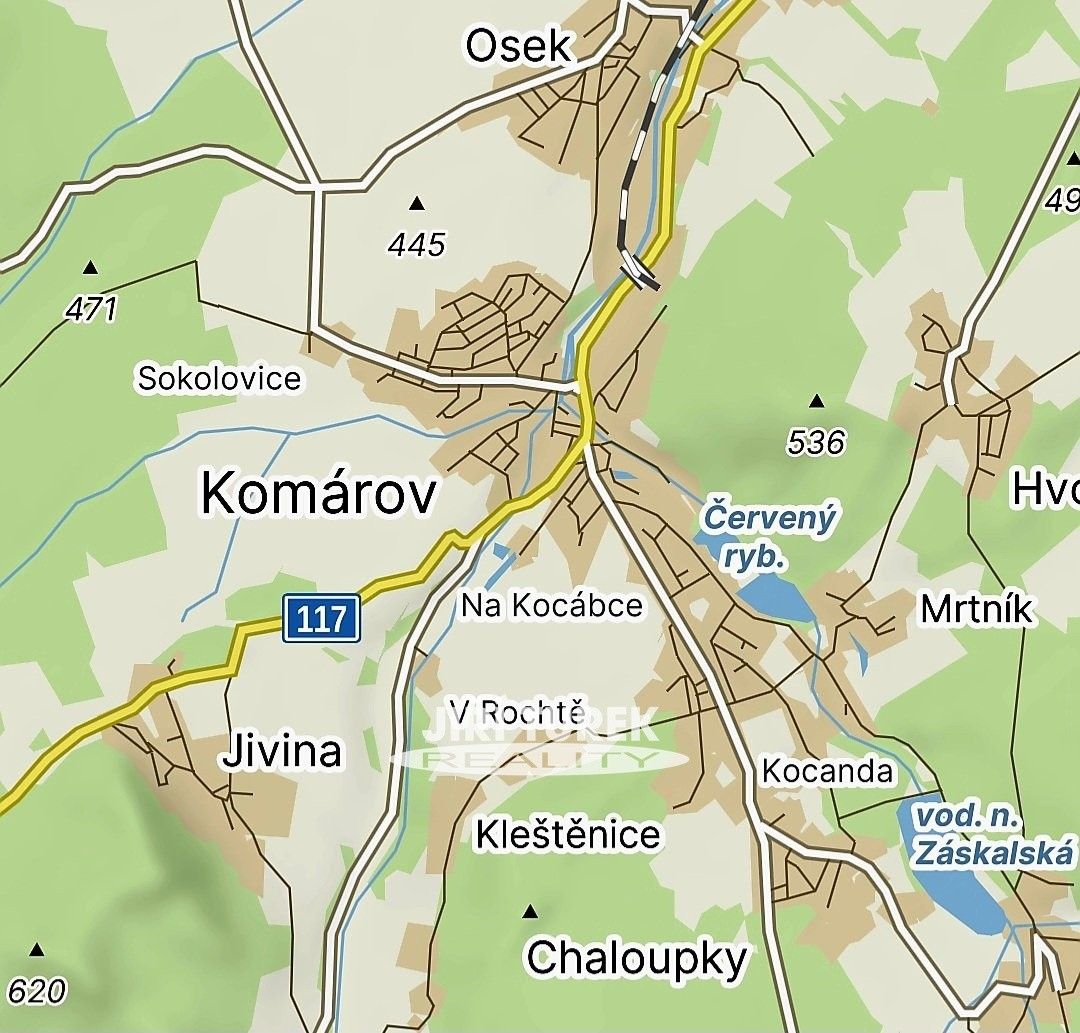 Výrobní prostory, Komárov, 500 m²