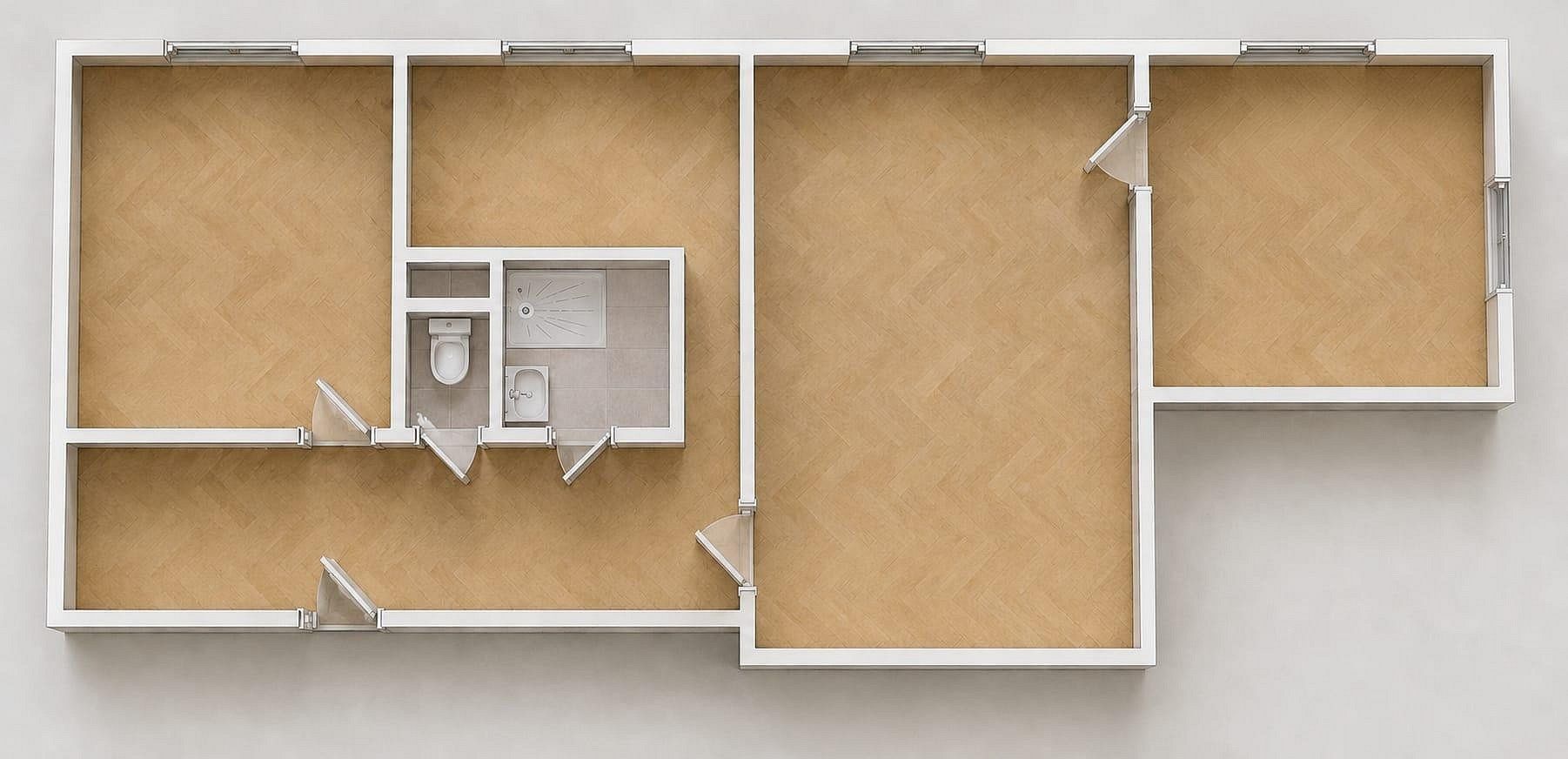 Byt 3+1 · 65 m² · Marie Majerové, Ostrava - Poruba - 4