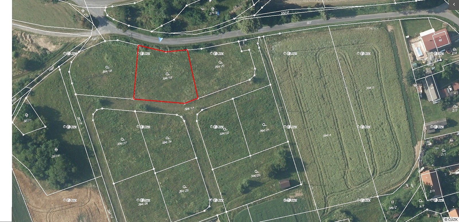 Pozemek pro bydlení, 1 333 m²