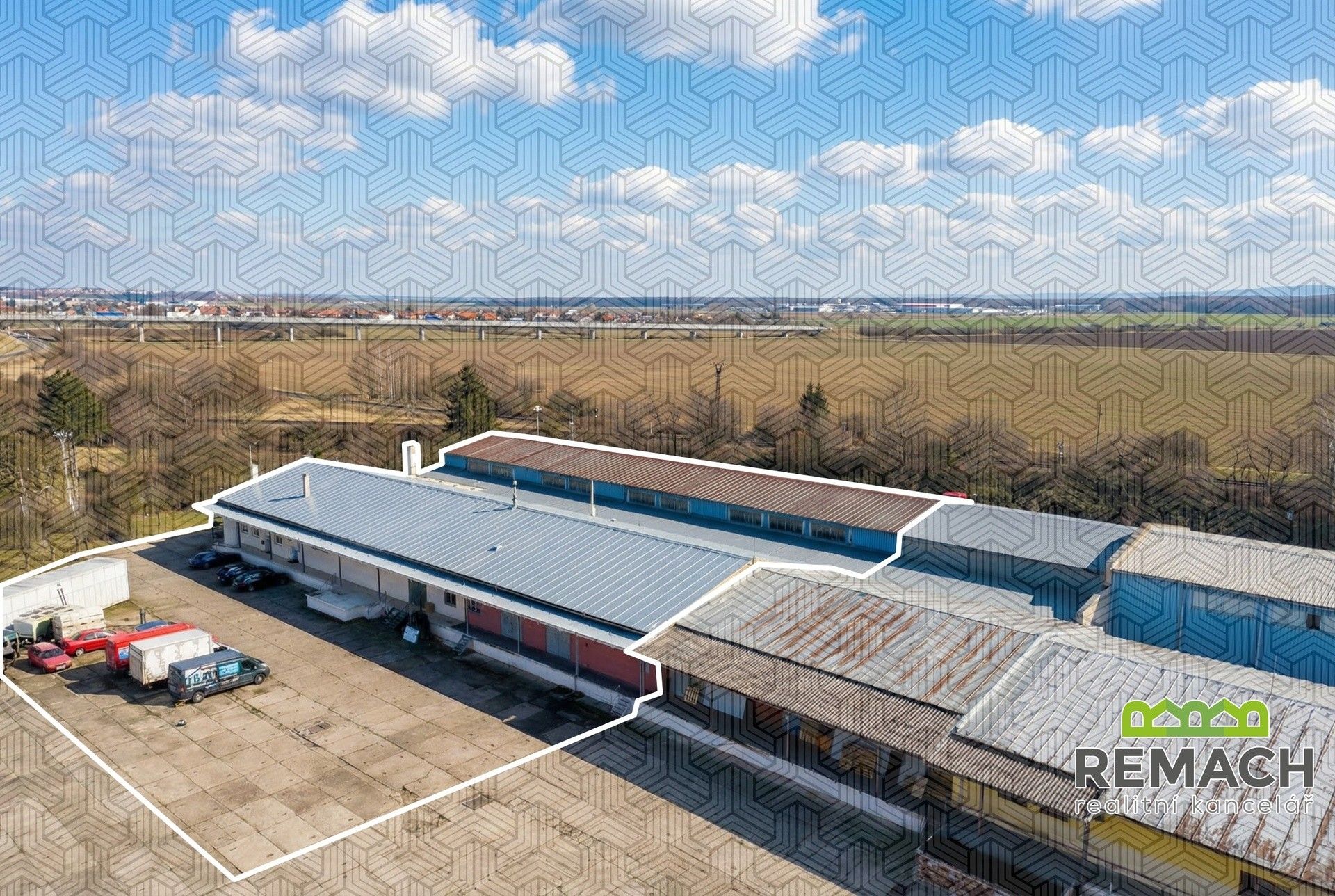 Prodej sklad - Tř. Maršála Malinovského, Uherské Hradiště, 7 087 m²