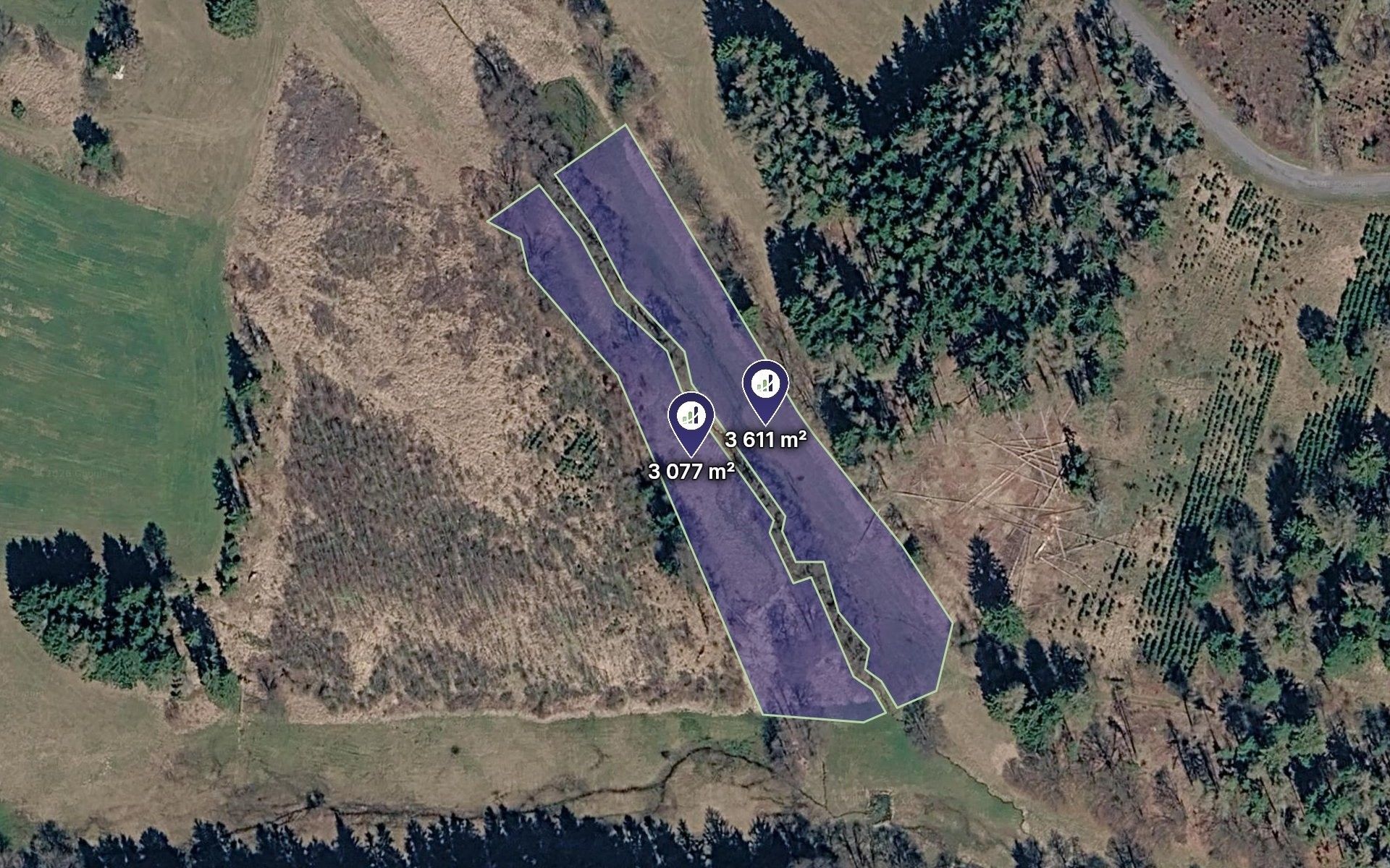 Louka, 1 338 m²
