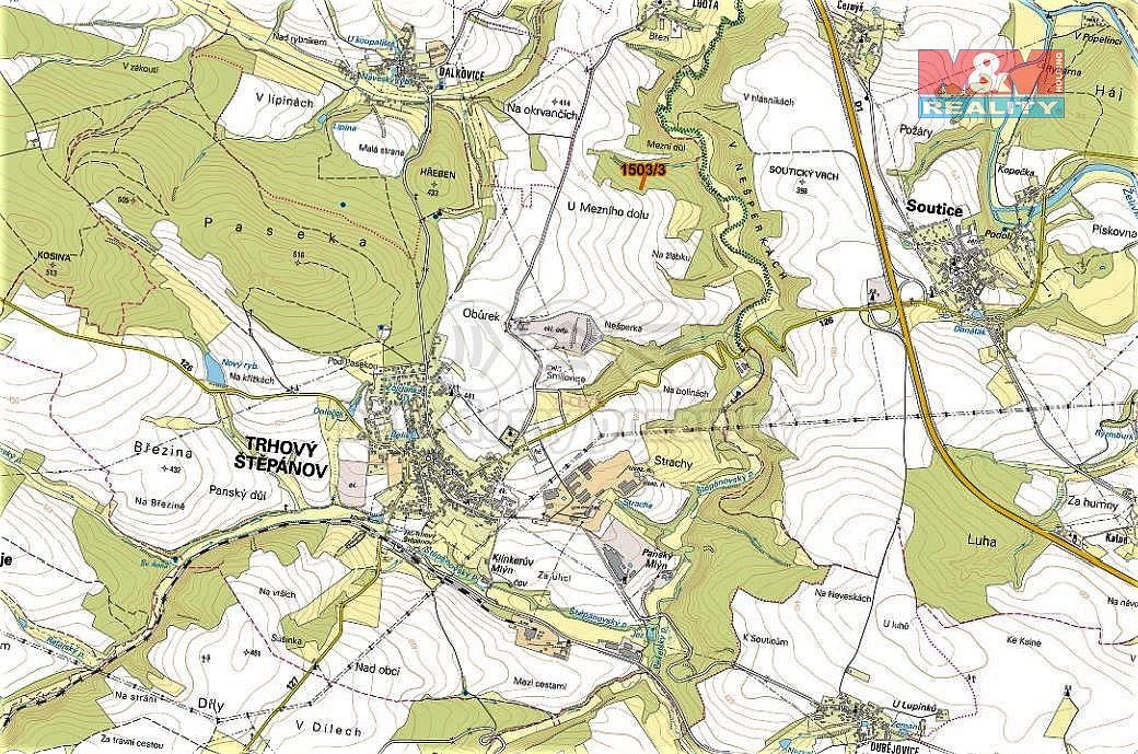 Prodej les - Trhový Štěpánov, okres Benešov, Středočeský kraj - 2