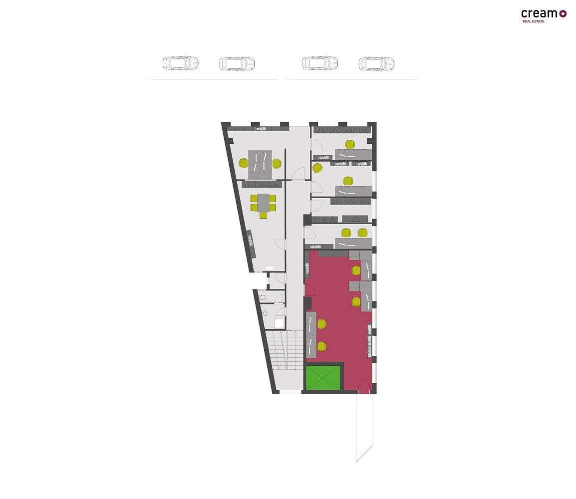 Pronájem kancelář - Mělník, Středočeský kraj, 44 m² - 5