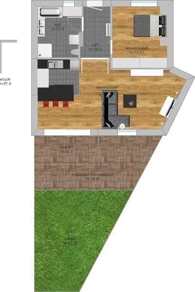 2+1, Dresdener Straße 1, , Bavorsko, 71 m² - 1