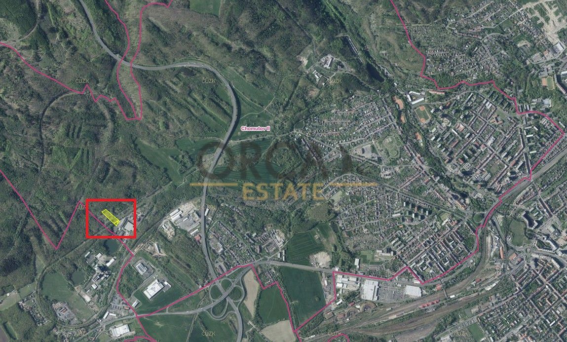 Prodej pozemek - Chomutov, 430 04, 6 505 m²