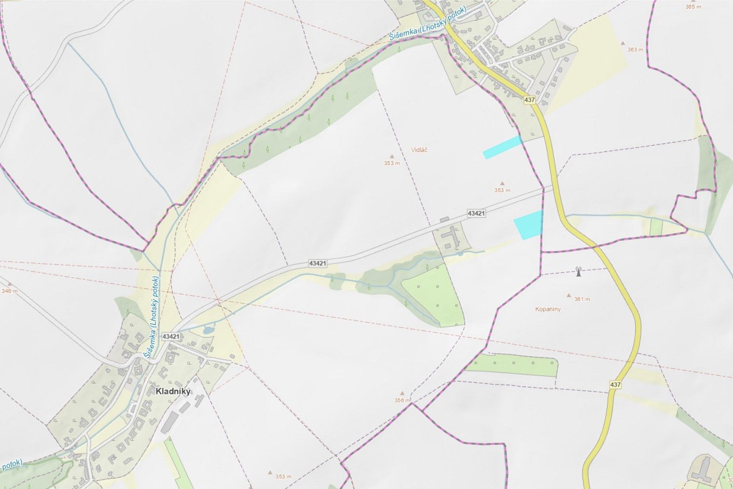 Zemědělské pozemky, Kladníky, okres Přerov, Olomoucký kraj