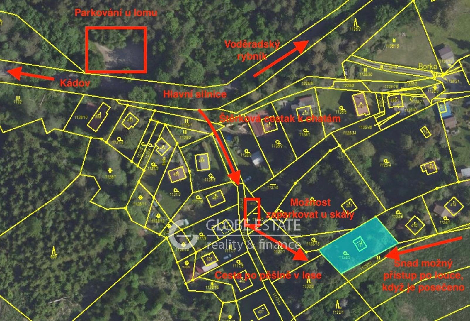 Chaty, Černé Voděrady, 36 m² - 2